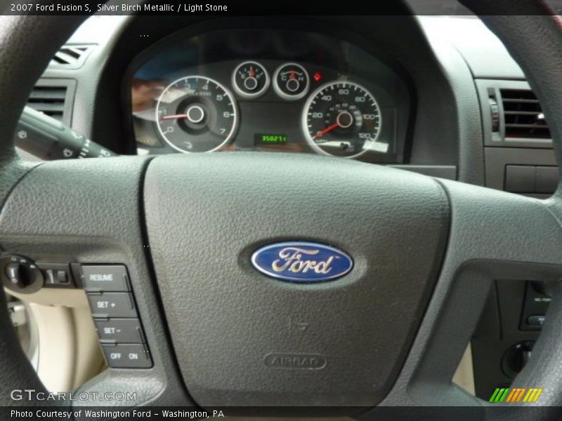 Silver Birch Metallic / Light Stone 2007 Ford Fusion S