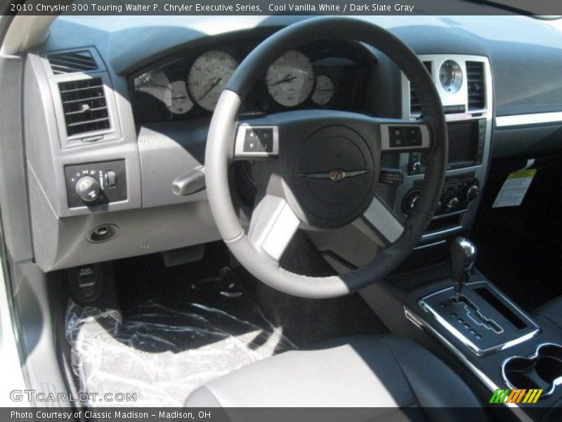 Cool Vanilla White / Dark Slate Gray 2010 Chrysler 300 Touring Walter P. Chryler Executive Series