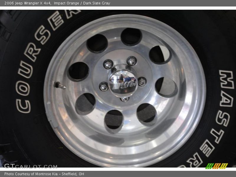 Impact Orange / Dark Slate Gray 2006 Jeep Wrangler X 4x4