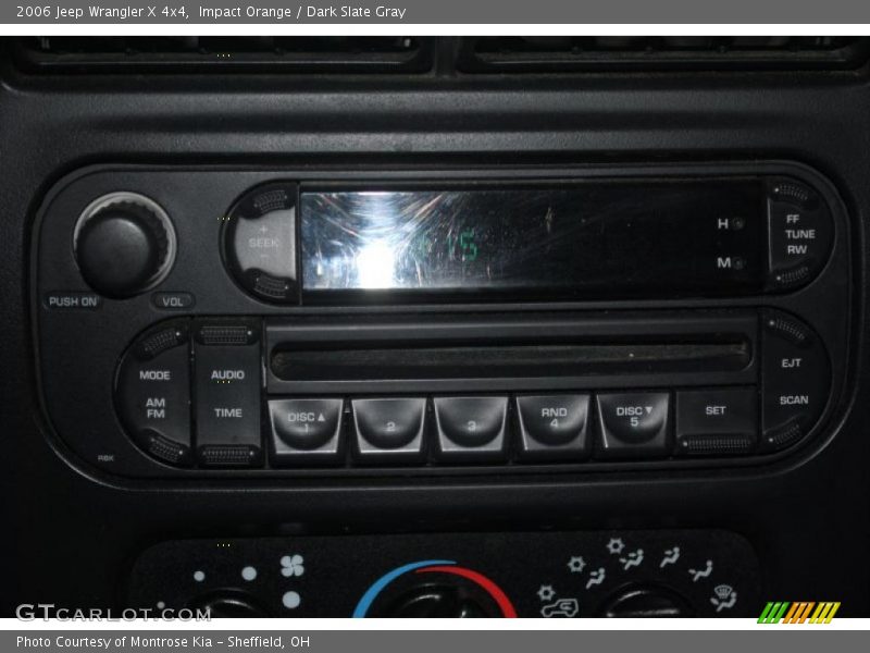 Impact Orange / Dark Slate Gray 2006 Jeep Wrangler X 4x4