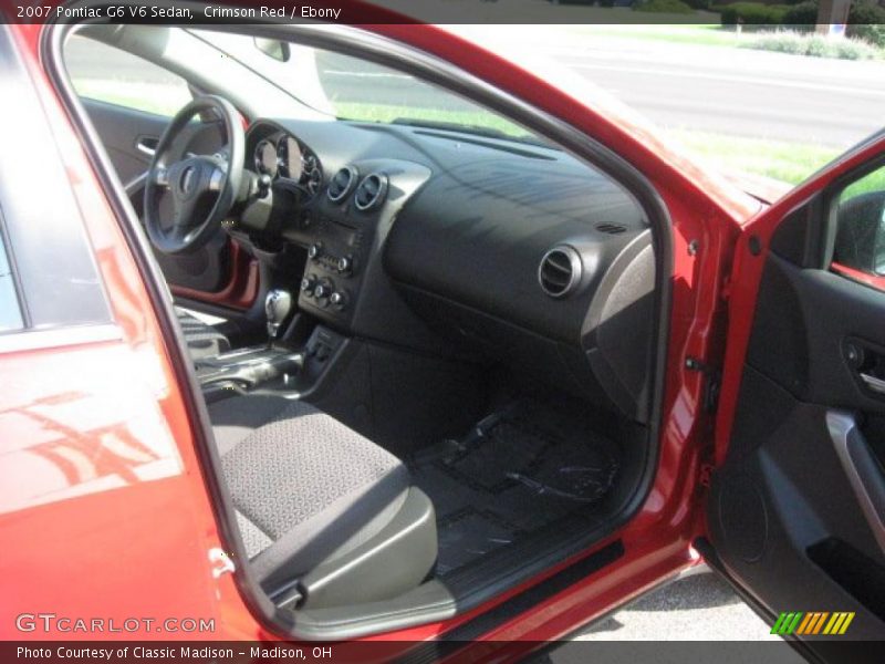 Crimson Red / Ebony 2007 Pontiac G6 V6 Sedan