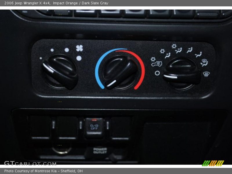 Impact Orange / Dark Slate Gray 2006 Jeep Wrangler X 4x4