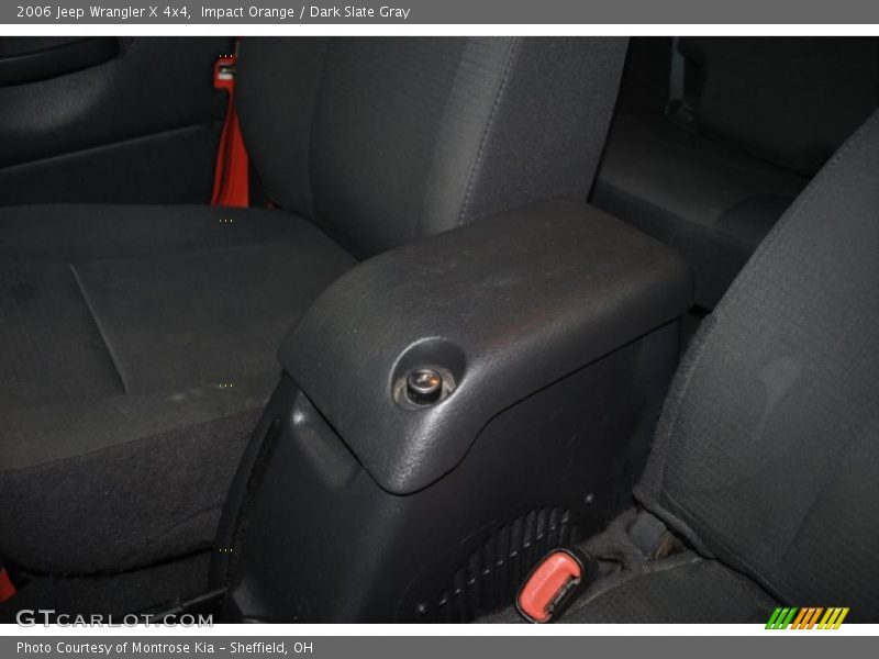 Impact Orange / Dark Slate Gray 2006 Jeep Wrangler X 4x4