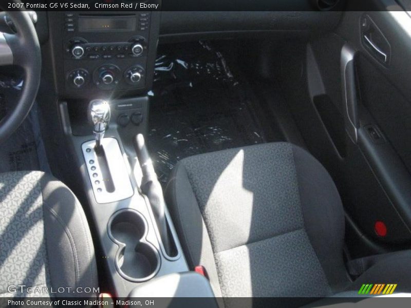 Crimson Red / Ebony 2007 Pontiac G6 V6 Sedan