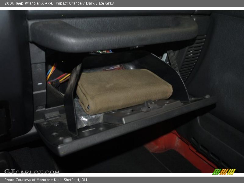 Impact Orange / Dark Slate Gray 2006 Jeep Wrangler X 4x4
