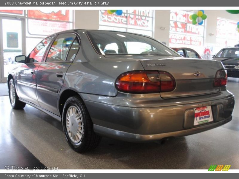 Medium Gray Metallic / Gray 2003 Chevrolet Malibu Sedan