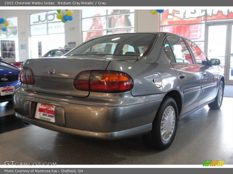 Medium Gray Metallic / Gray 2003 Chevrolet Malibu Sedan