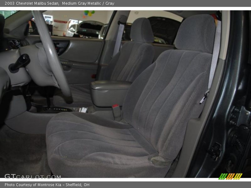 Medium Gray Metallic / Gray 2003 Chevrolet Malibu Sedan