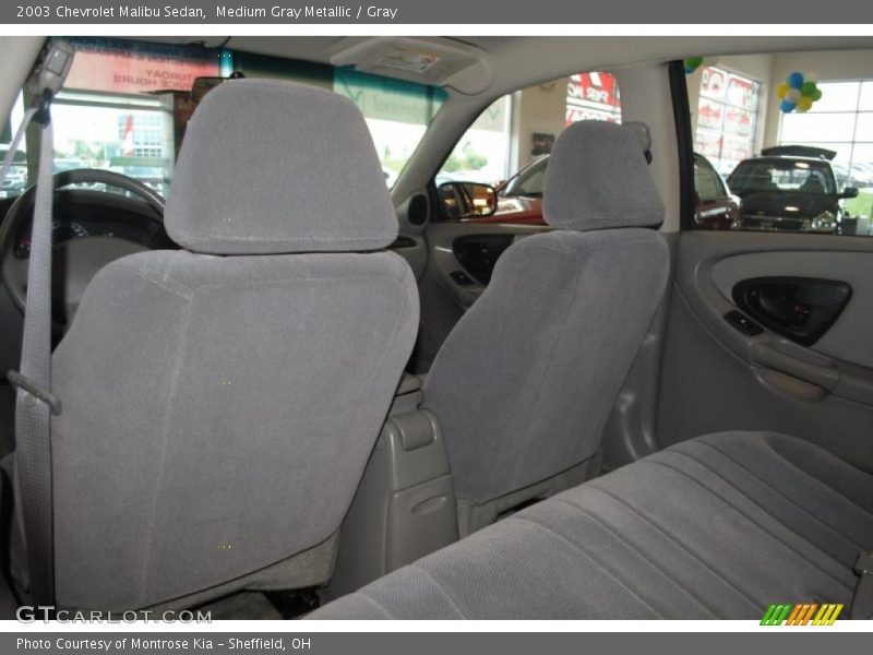 Medium Gray Metallic / Gray 2003 Chevrolet Malibu Sedan
