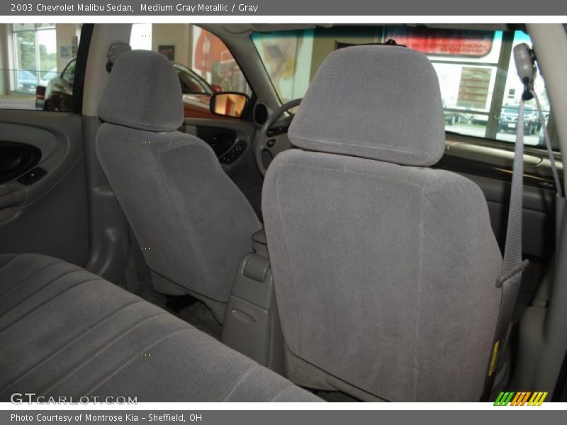 Medium Gray Metallic / Gray 2003 Chevrolet Malibu Sedan