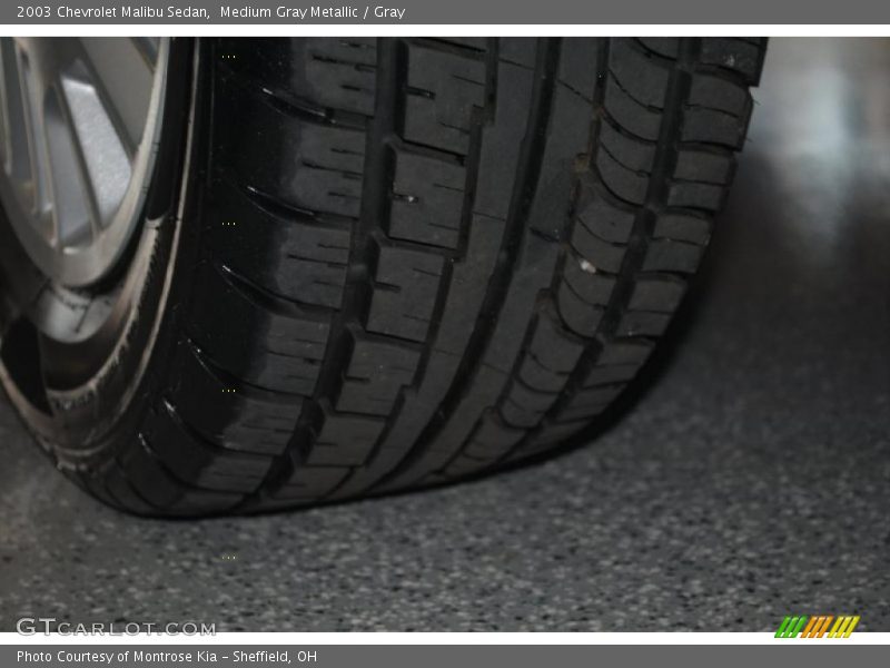 Medium Gray Metallic / Gray 2003 Chevrolet Malibu Sedan