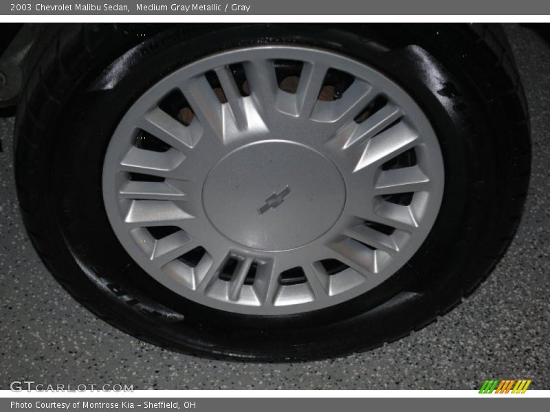 Medium Gray Metallic / Gray 2003 Chevrolet Malibu Sedan