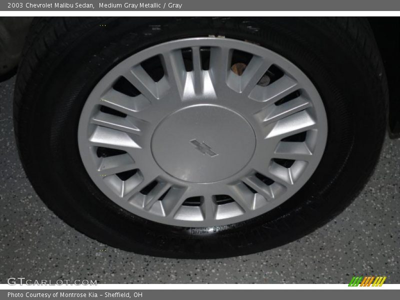 Medium Gray Metallic / Gray 2003 Chevrolet Malibu Sedan
