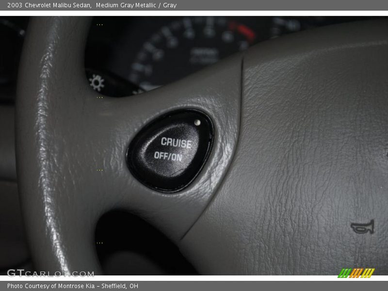 Medium Gray Metallic / Gray 2003 Chevrolet Malibu Sedan