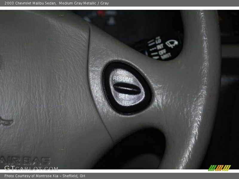 Medium Gray Metallic / Gray 2003 Chevrolet Malibu Sedan