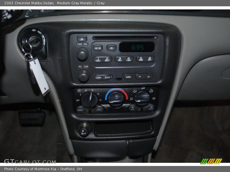 Medium Gray Metallic / Gray 2003 Chevrolet Malibu Sedan