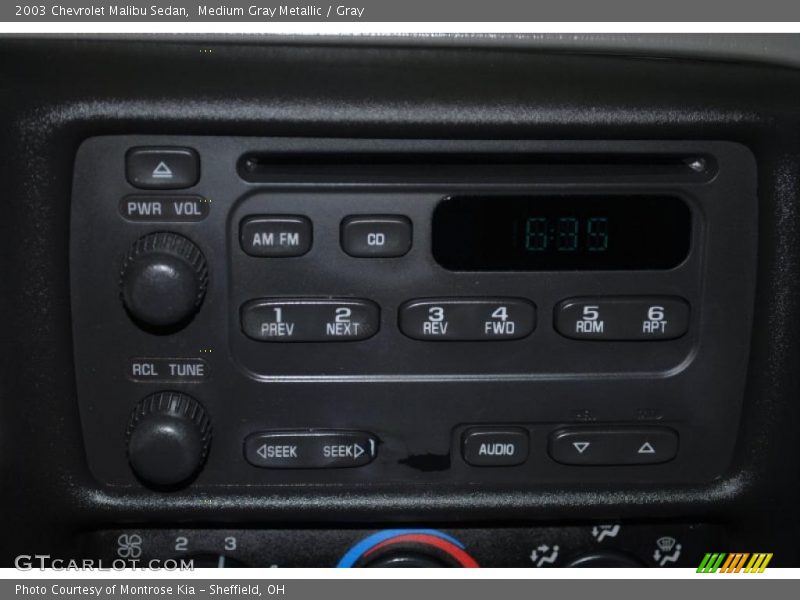 Medium Gray Metallic / Gray 2003 Chevrolet Malibu Sedan