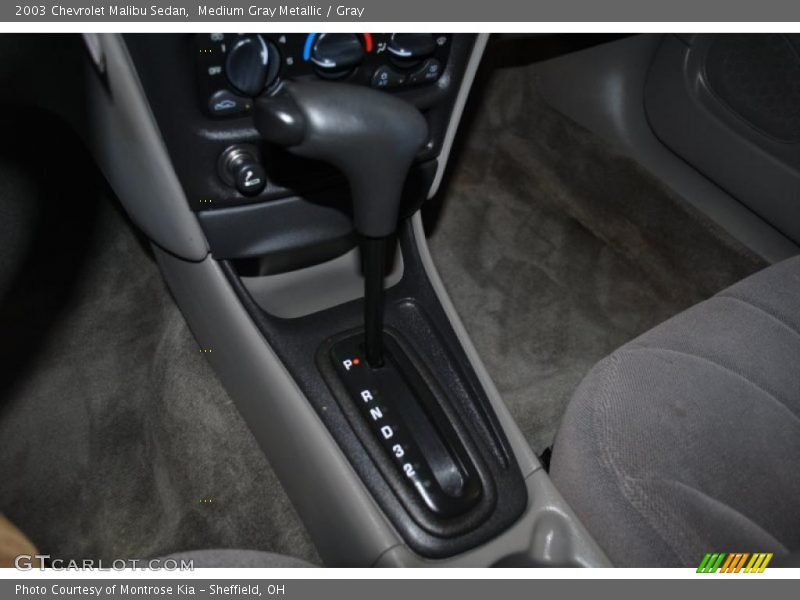 Medium Gray Metallic / Gray 2003 Chevrolet Malibu Sedan