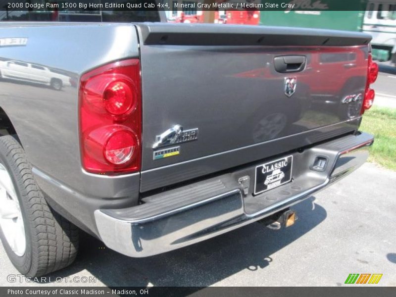 Mineral Gray Metallic / Medium Slate Gray 2008 Dodge Ram 1500 Big Horn Edition Quad Cab 4x4