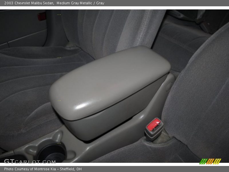 Medium Gray Metallic / Gray 2003 Chevrolet Malibu Sedan