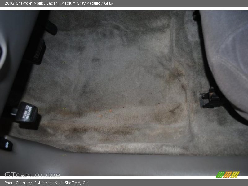Medium Gray Metallic / Gray 2003 Chevrolet Malibu Sedan