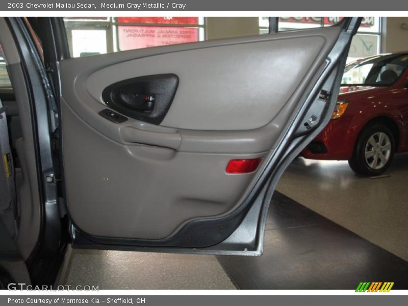 Medium Gray Metallic / Gray 2003 Chevrolet Malibu Sedan