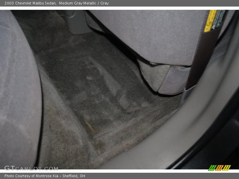 Medium Gray Metallic / Gray 2003 Chevrolet Malibu Sedan