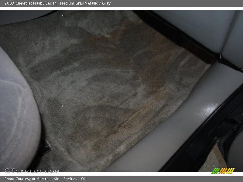 Medium Gray Metallic / Gray 2003 Chevrolet Malibu Sedan