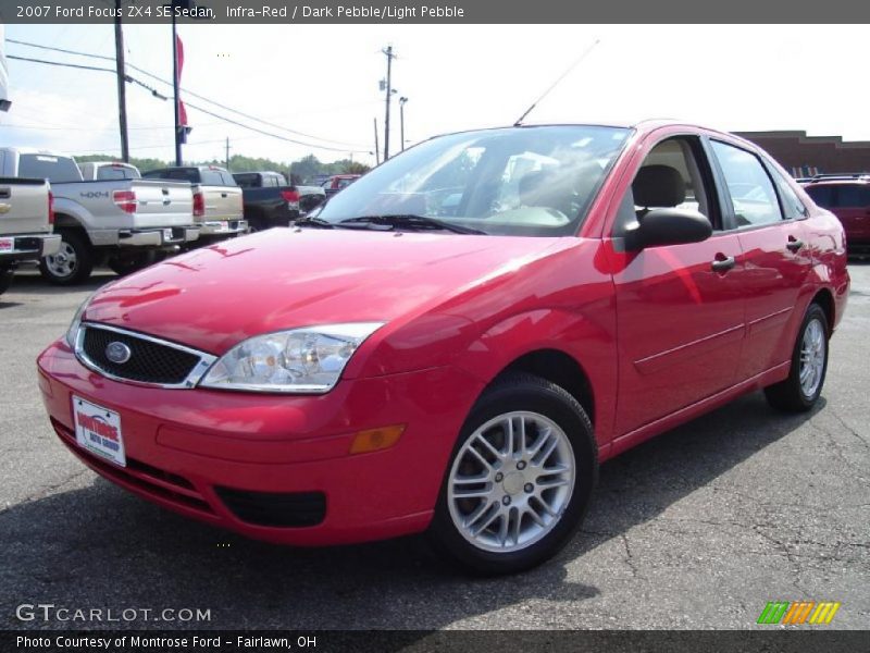 Infra-Red / Dark Pebble/Light Pebble 2007 Ford Focus ZX4 SE Sedan