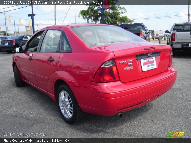 Infra-Red / Dark Pebble/Light Pebble 2007 Ford Focus ZX4 SE Sedan