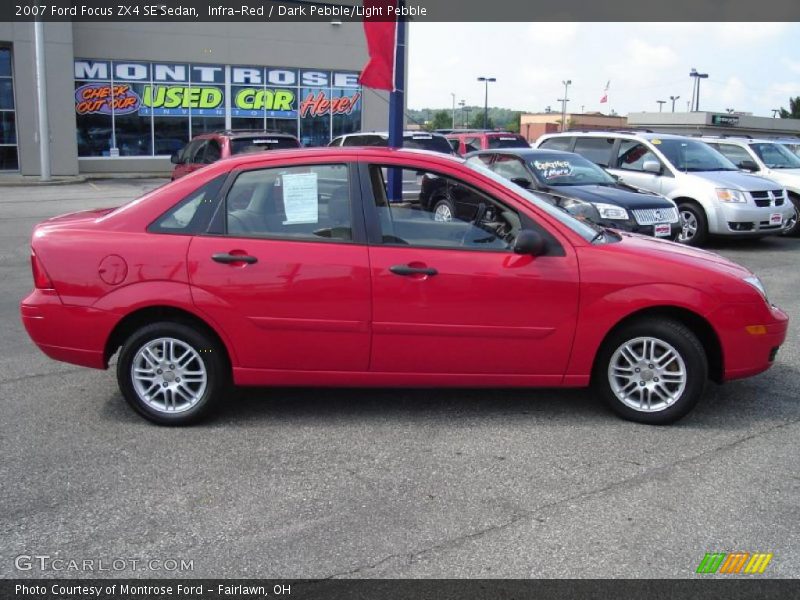 Infra-Red / Dark Pebble/Light Pebble 2007 Ford Focus ZX4 SE Sedan