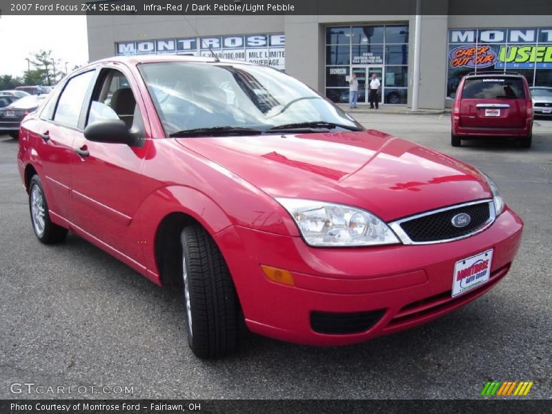 Infra-Red / Dark Pebble/Light Pebble 2007 Ford Focus ZX4 SE Sedan