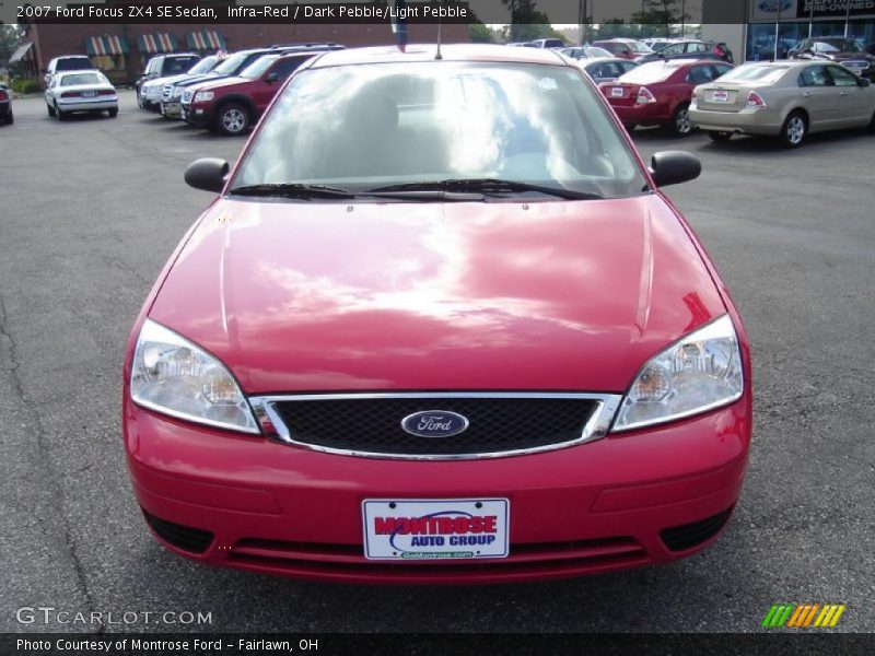 Infra-Red / Dark Pebble/Light Pebble 2007 Ford Focus ZX4 SE Sedan