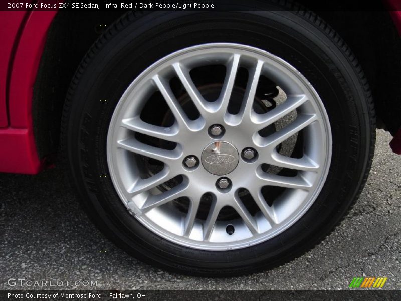 Infra-Red / Dark Pebble/Light Pebble 2007 Ford Focus ZX4 SE Sedan