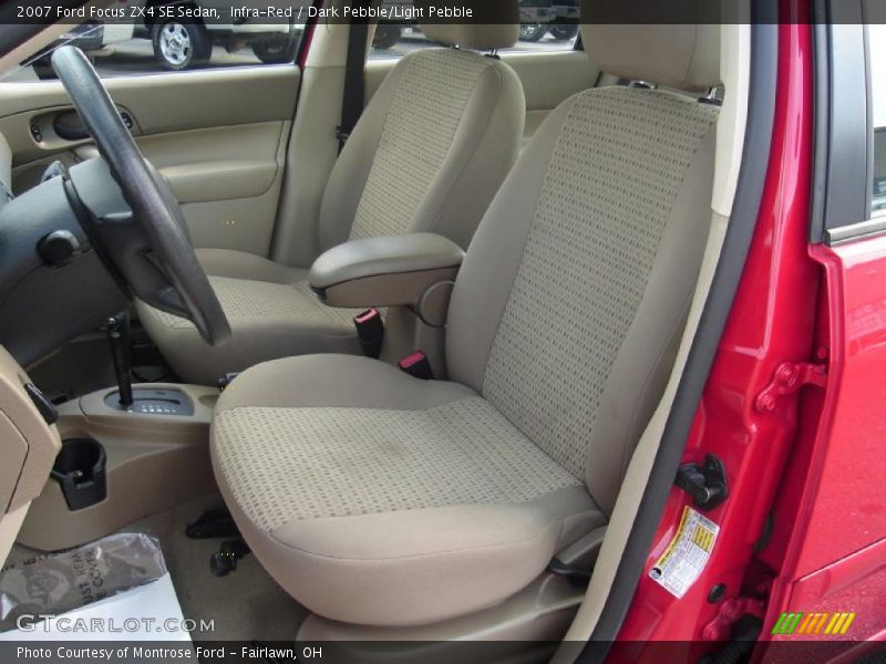 Infra-Red / Dark Pebble/Light Pebble 2007 Ford Focus ZX4 SE Sedan