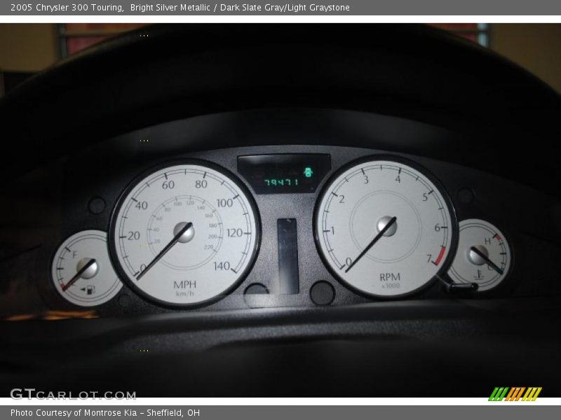 Bright Silver Metallic / Dark Slate Gray/Light Graystone 2005 Chrysler 300 Touring