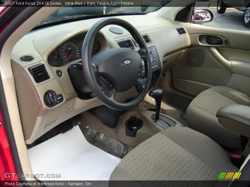Infra-Red / Dark Pebble/Light Pebble 2007 Ford Focus ZX4 SE Sedan