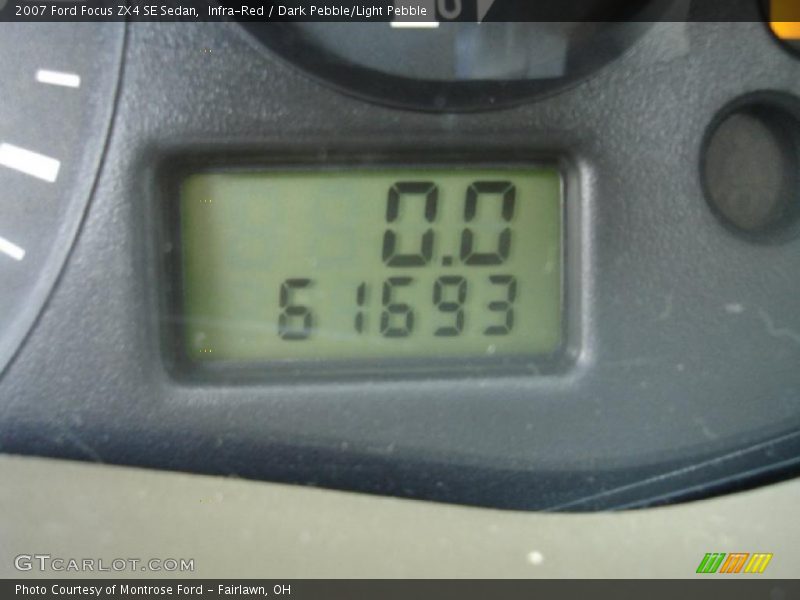Infra-Red / Dark Pebble/Light Pebble 2007 Ford Focus ZX4 SE Sedan