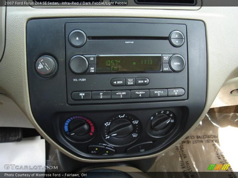 Infra-Red / Dark Pebble/Light Pebble 2007 Ford Focus ZX4 SE Sedan
