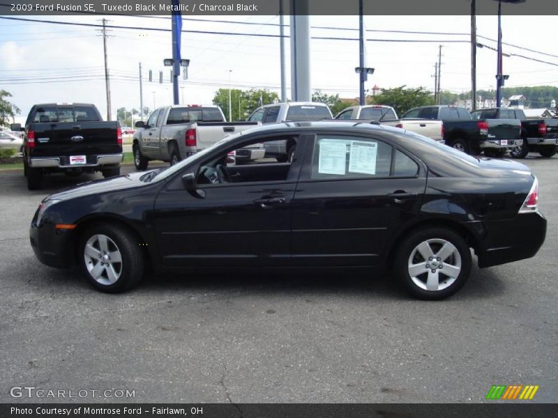 Tuxedo Black Metallic / Charcoal Black 2009 Ford Fusion SE