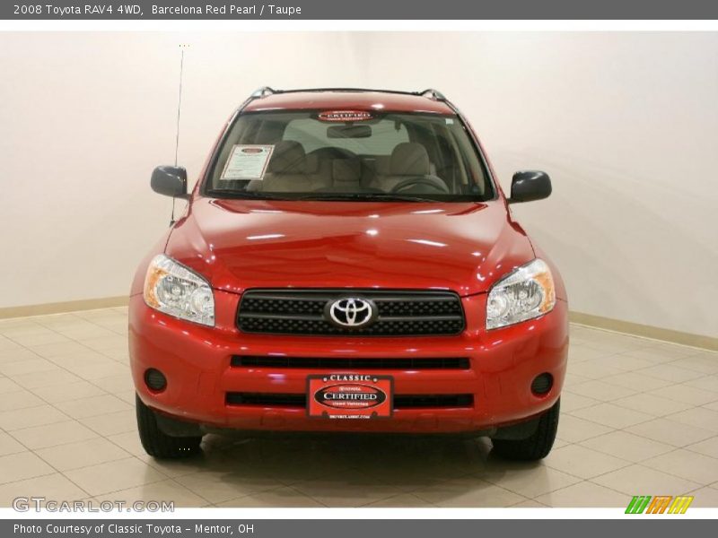 Barcelona Red Pearl / Taupe 2008 Toyota RAV4 4WD