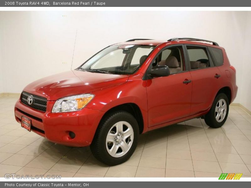 Barcelona Red Pearl / Taupe 2008 Toyota RAV4 4WD