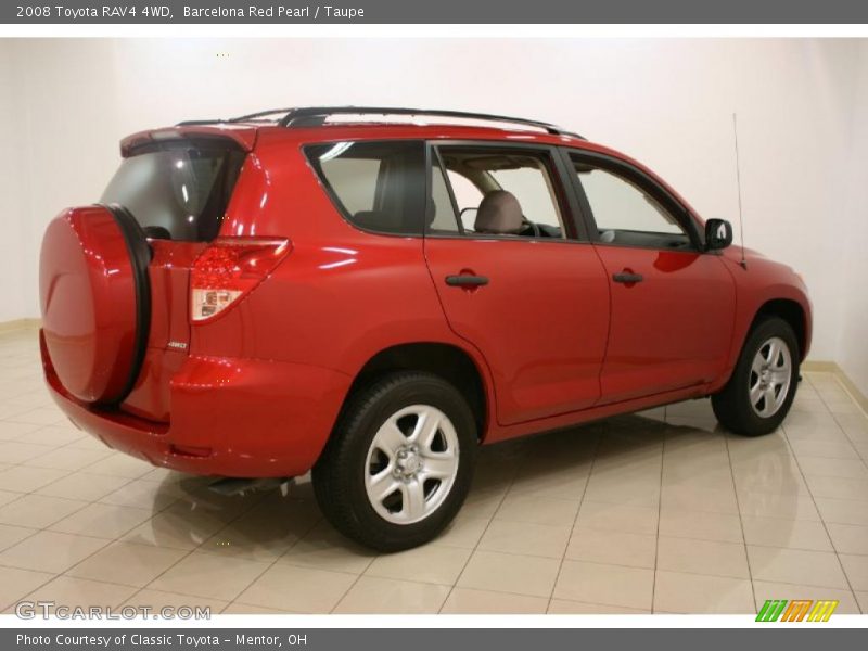 Barcelona Red Pearl / Taupe 2008 Toyota RAV4 4WD