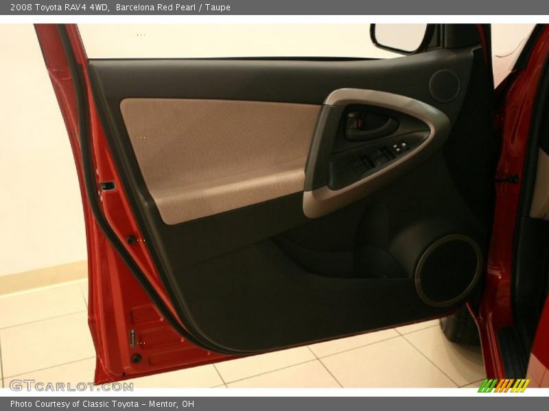 Barcelona Red Pearl / Taupe 2008 Toyota RAV4 4WD
