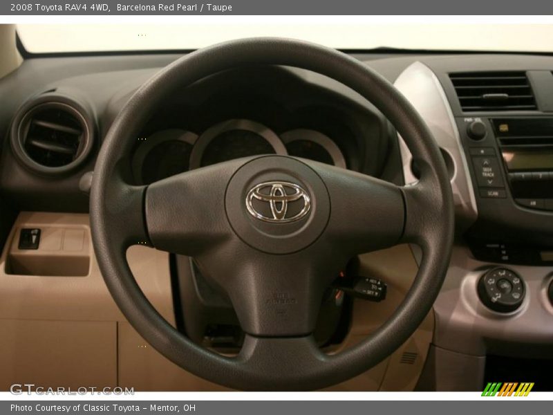 Barcelona Red Pearl / Taupe 2008 Toyota RAV4 4WD