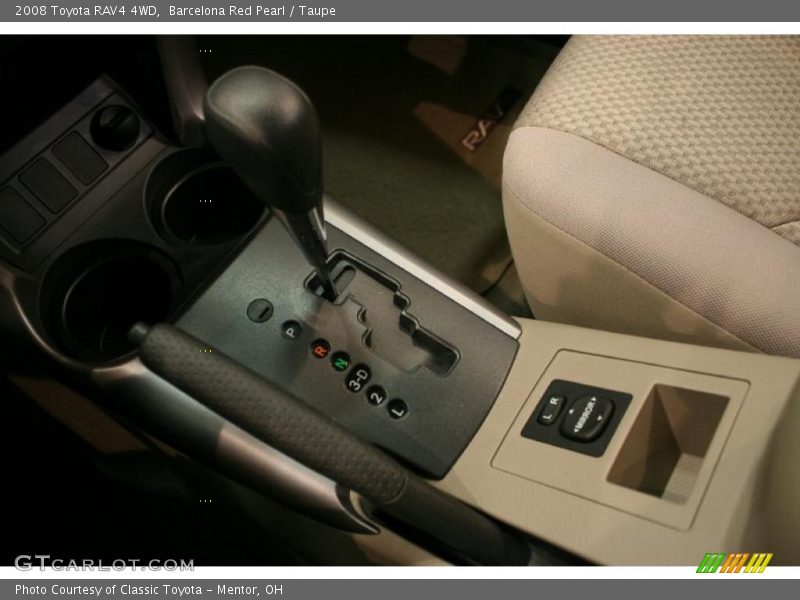 Barcelona Red Pearl / Taupe 2008 Toyota RAV4 4WD