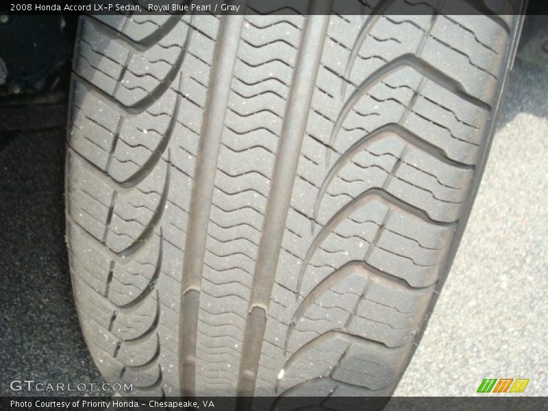 Royal Blue Pearl / Gray 2008 Honda Accord LX-P Sedan