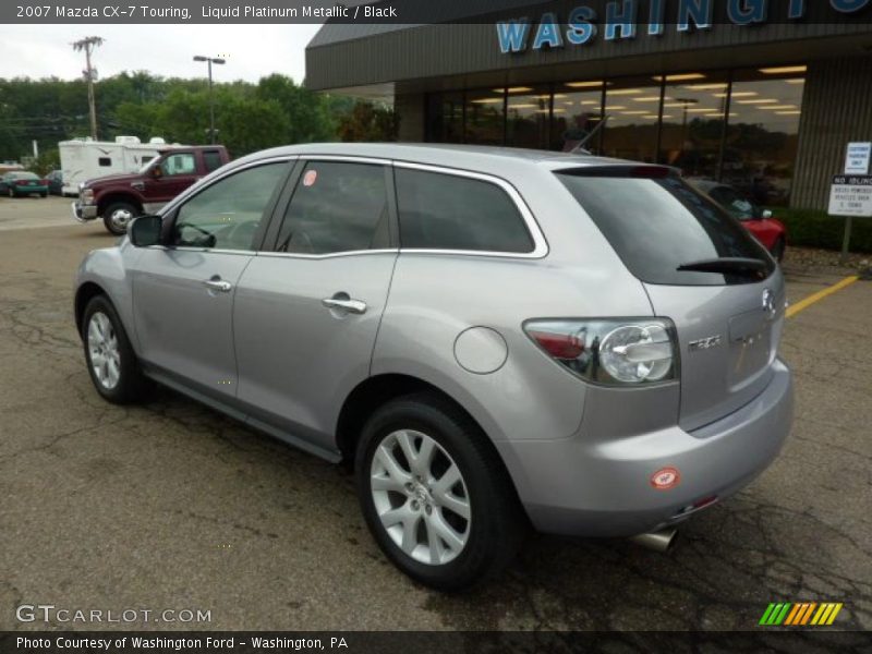 Liquid Platinum Metallic / Black 2007 Mazda CX-7 Touring