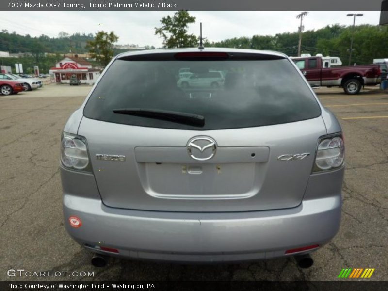 Liquid Platinum Metallic / Black 2007 Mazda CX-7 Touring