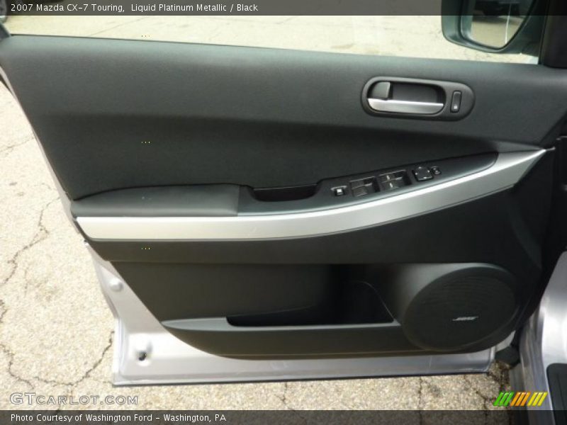 Liquid Platinum Metallic / Black 2007 Mazda CX-7 Touring
